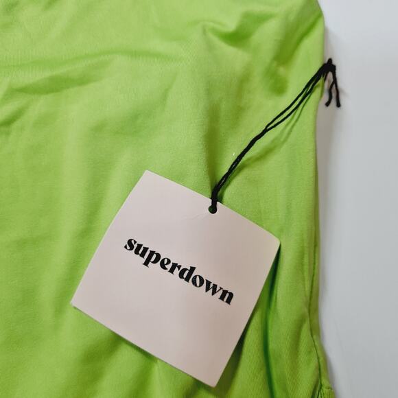 Superdown Brie Maxi Dress in Lime Medium - Picture 7 of 13